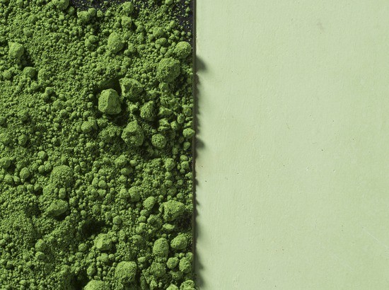 Gekleurd beton groen